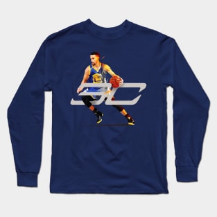 Curry Low Poly Long Sleeve T-Shirt